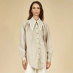 Hunter Bell Miles Top Sapphire Stripe